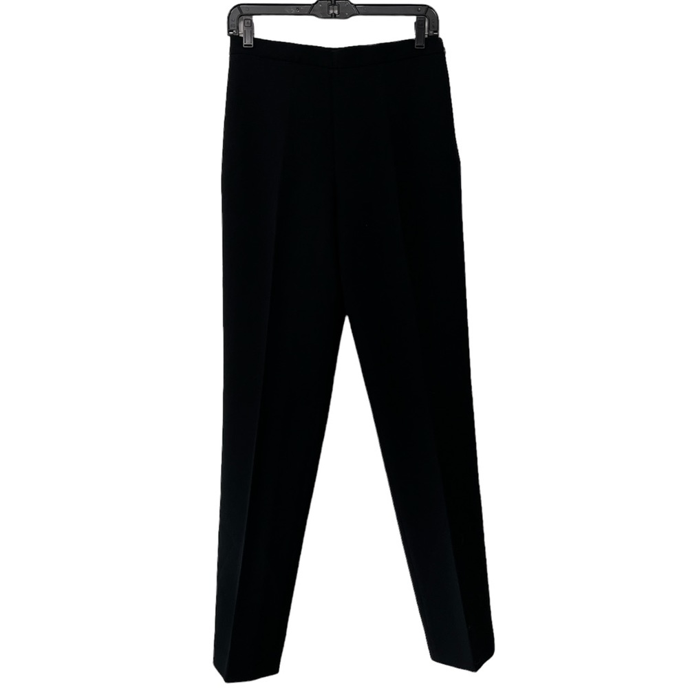 Donna Karan Black Label High Waisted Wool Back Slacks Size US 6